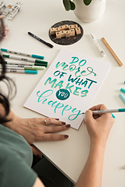 Aquarell Handlettering Workshops