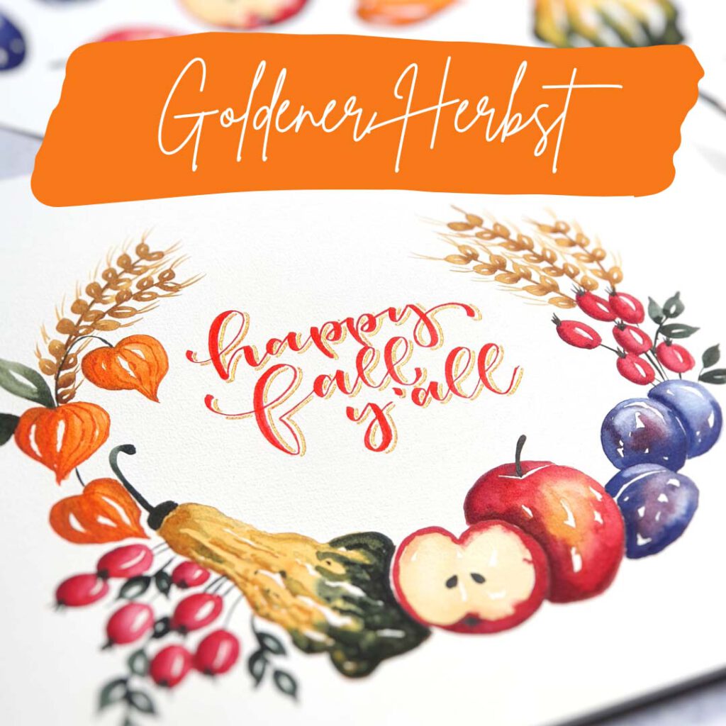 Aquarell Workshop Online Herbst