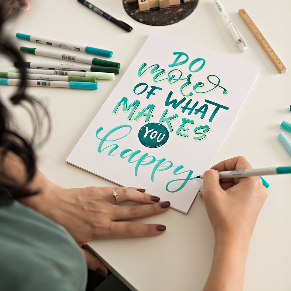 Blog Handlettering Brushlettering Watercolor