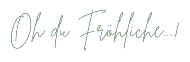 Weihnachtskarten Handlettering Workshop