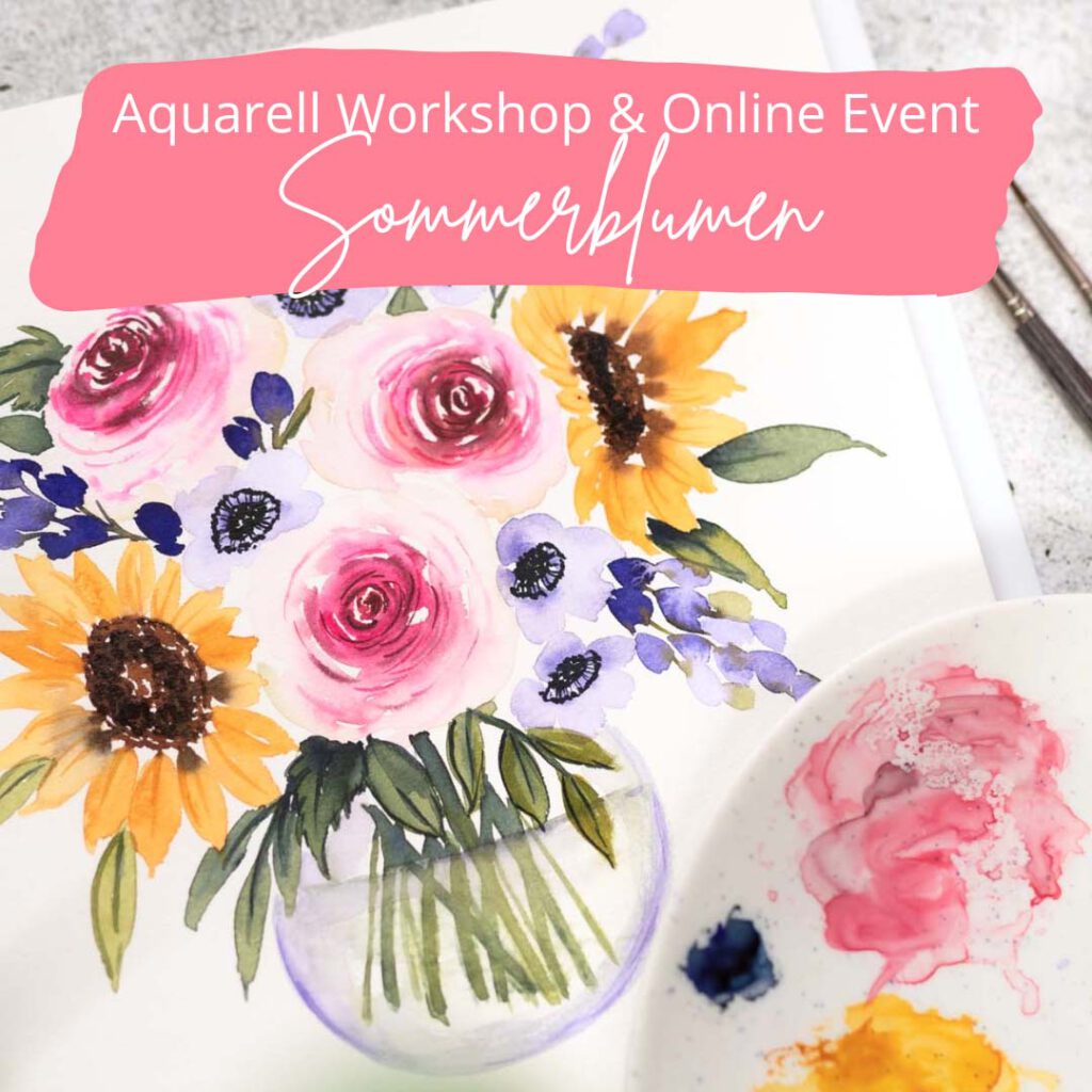 Aquarell_Workshop_Sommerblumen