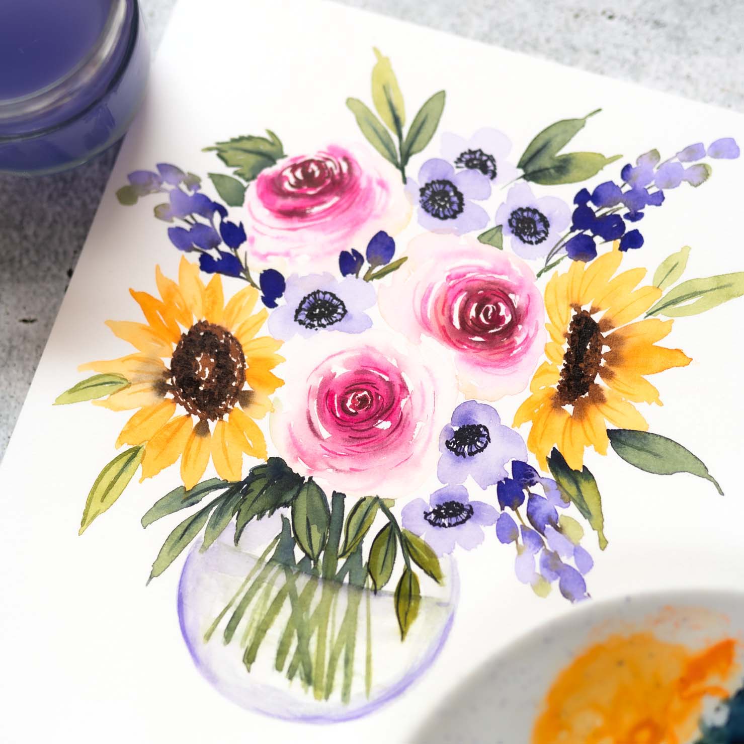 aquarell_online_workshop_sommerblumen