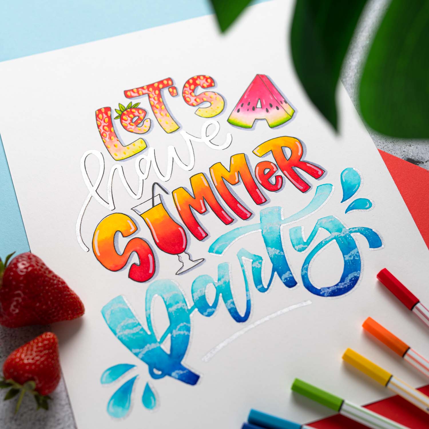 Handlettering_Workshop_Summerparty