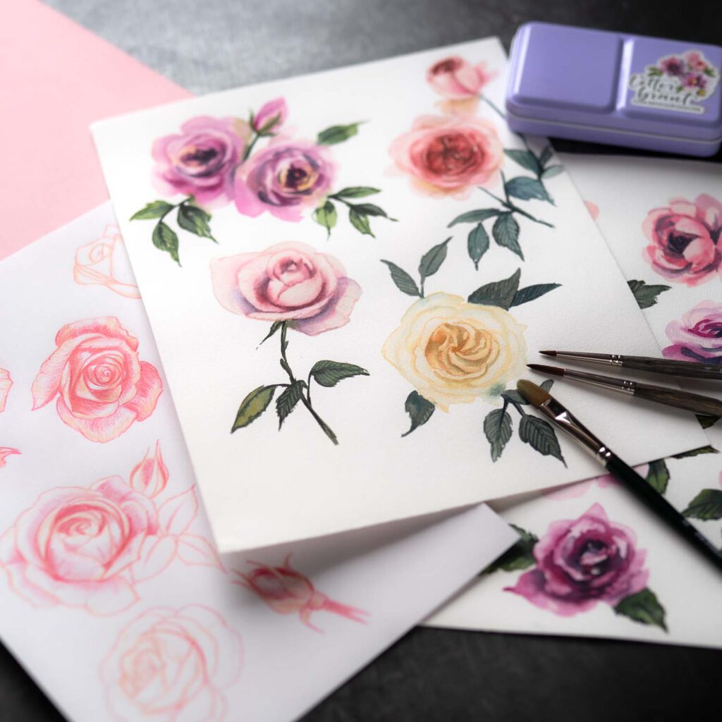 Aquarell_Workshop_Rosen