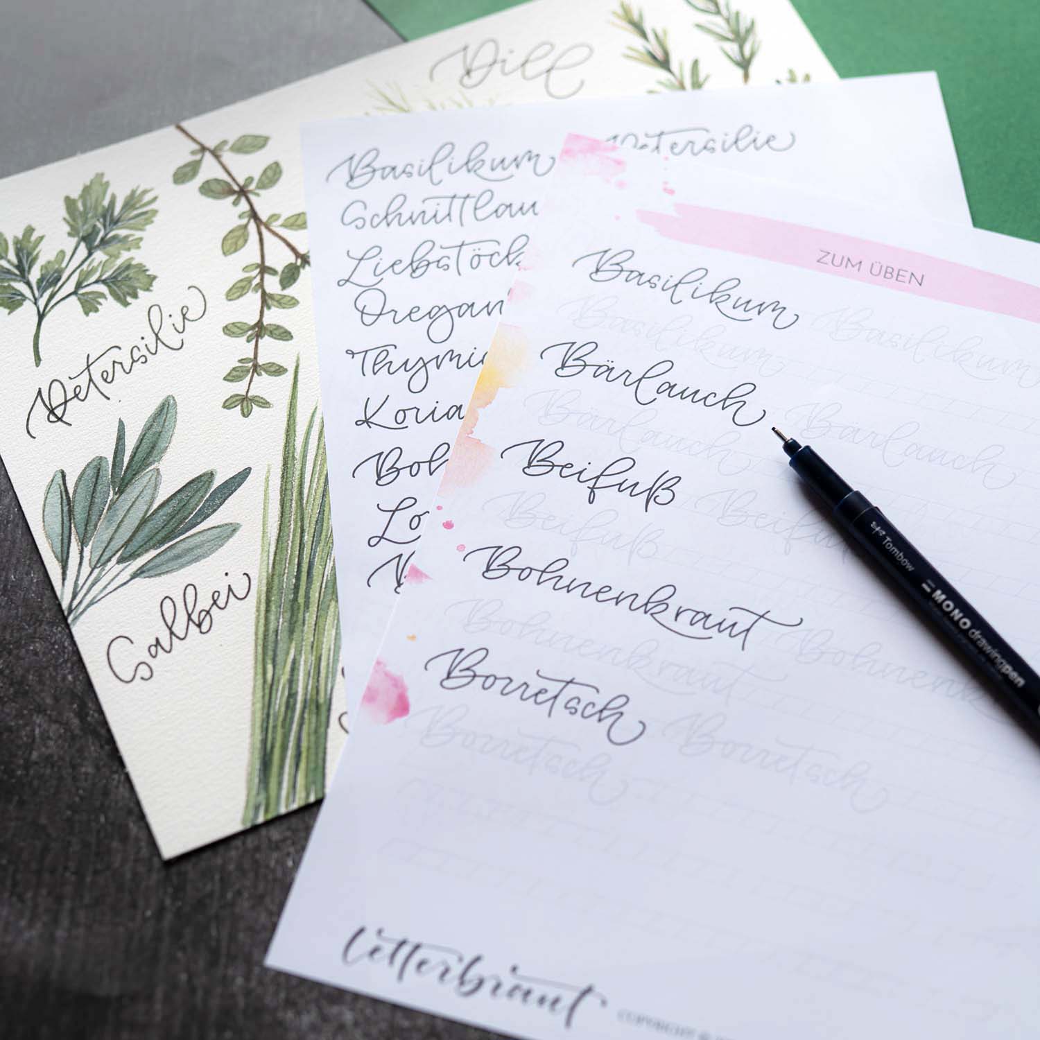 Kreativabend_Handlettering_Kräutergarten