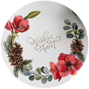 Weihnachten Aquarell Workshop Videokurs Adventskranz Amaryllis