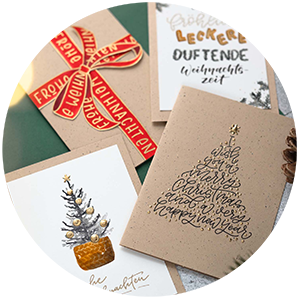 Weihnachten Aquarell Workshop Videokurs Weihnachtskarten selber machen