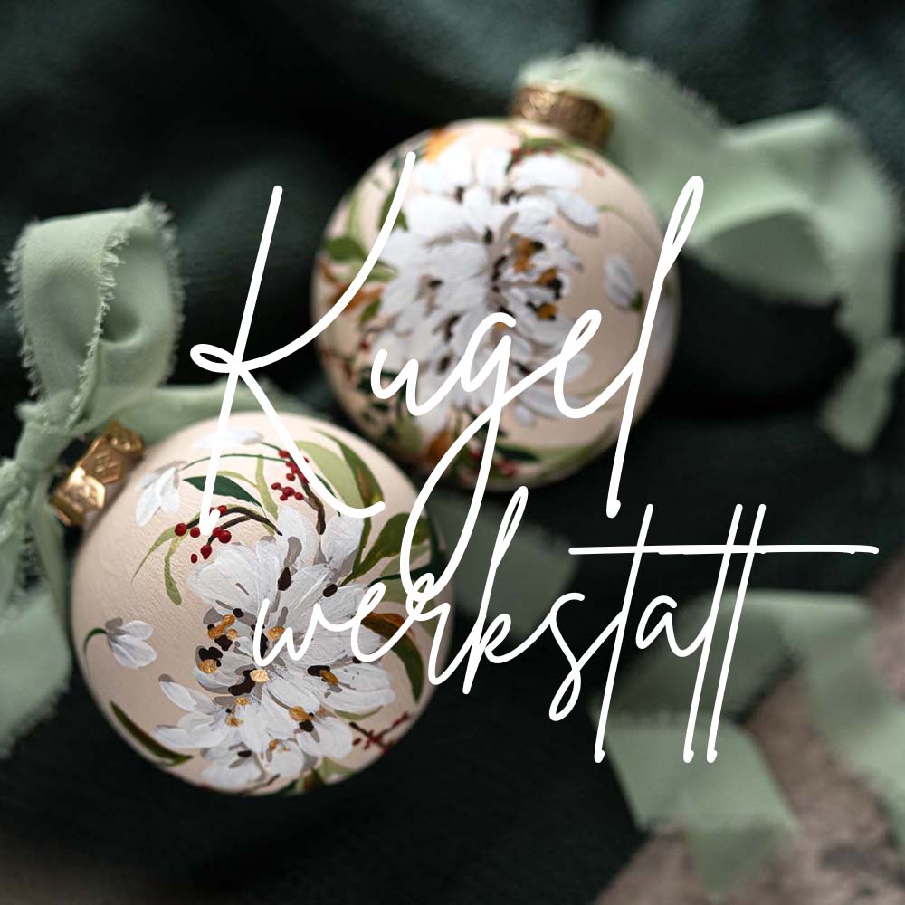 Weihnachten Weihnachtsworkshop Kugelwerkstatt Christbaumkugeln bemalen