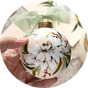 Weihnachten Weihnachtsworkshop Kugelwerkstatt Christbaumkugeln bemalen