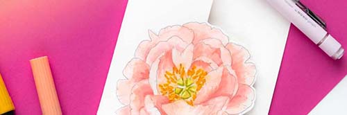 Pfimgstrosen Karte Watercolor Videokurs Einsteiger Blütenmalen Tipps Freebie